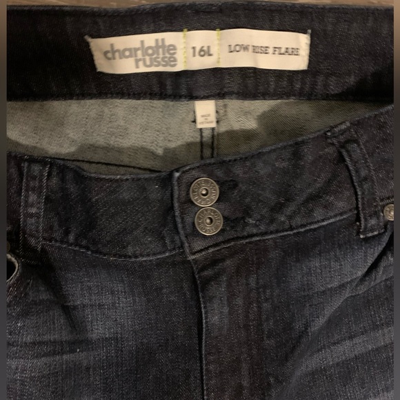 Charlotte Russe Low Rise Flare Jeans - Picture 4 of 4